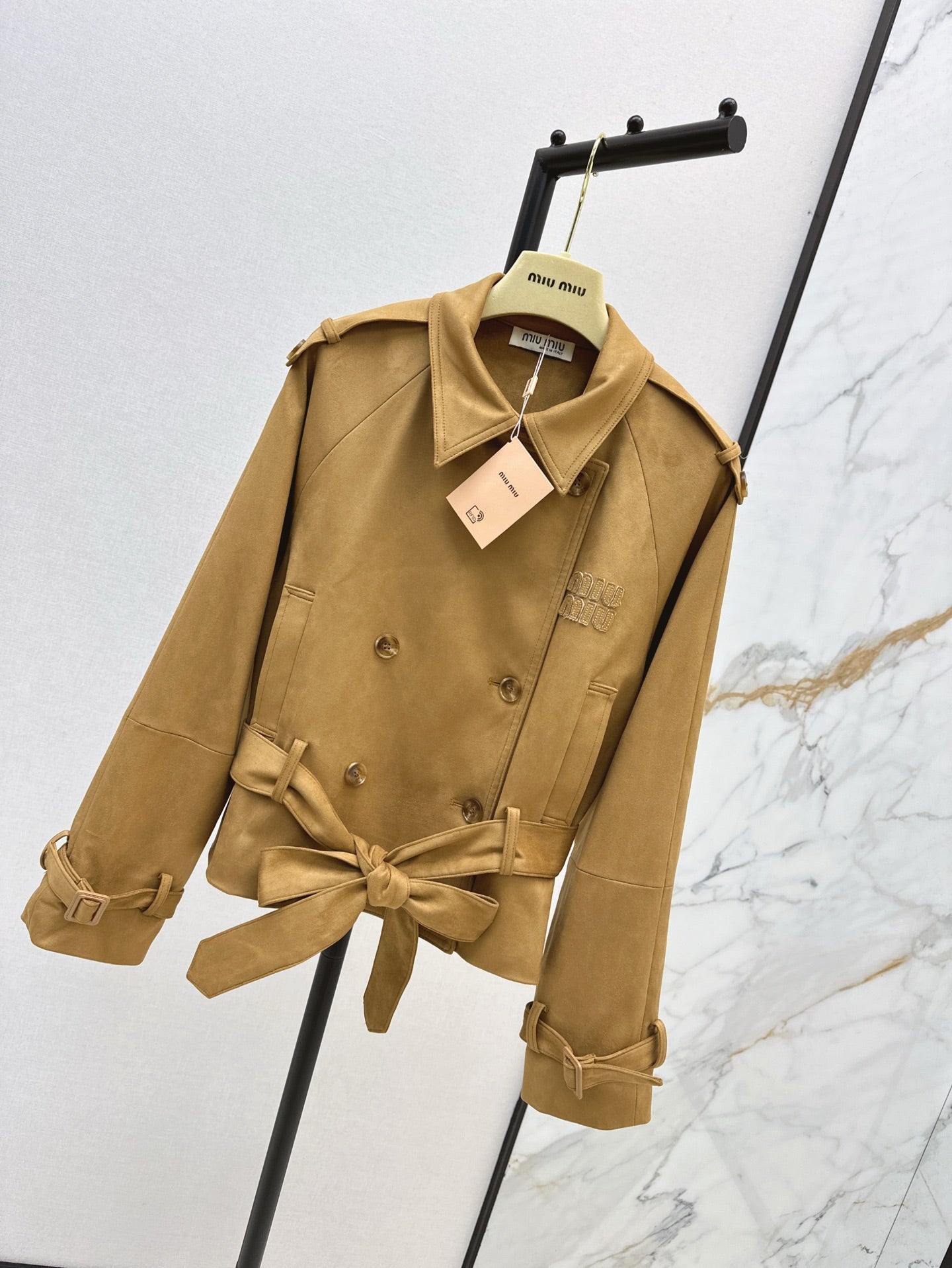 25ss short trench coat