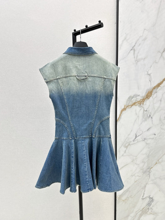 25ss denim shirt dress