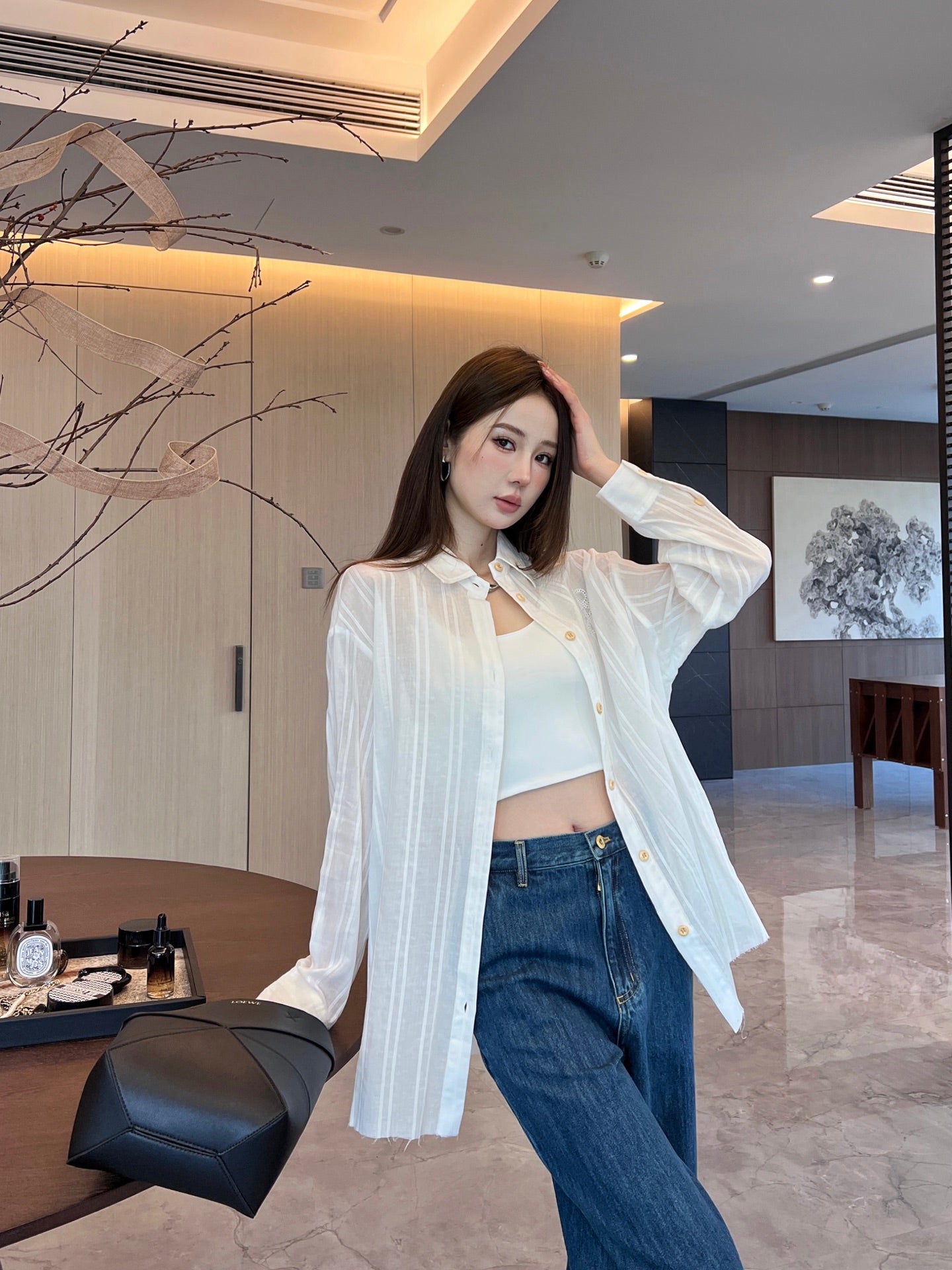 Ch 25ss linen buttons shirt