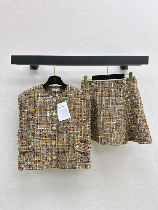 Ch 25ss vest skirt set