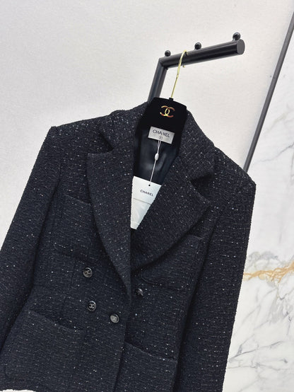 25ss rhinestone blazer