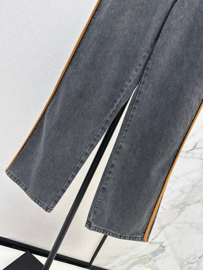 25SS embroidered jeans