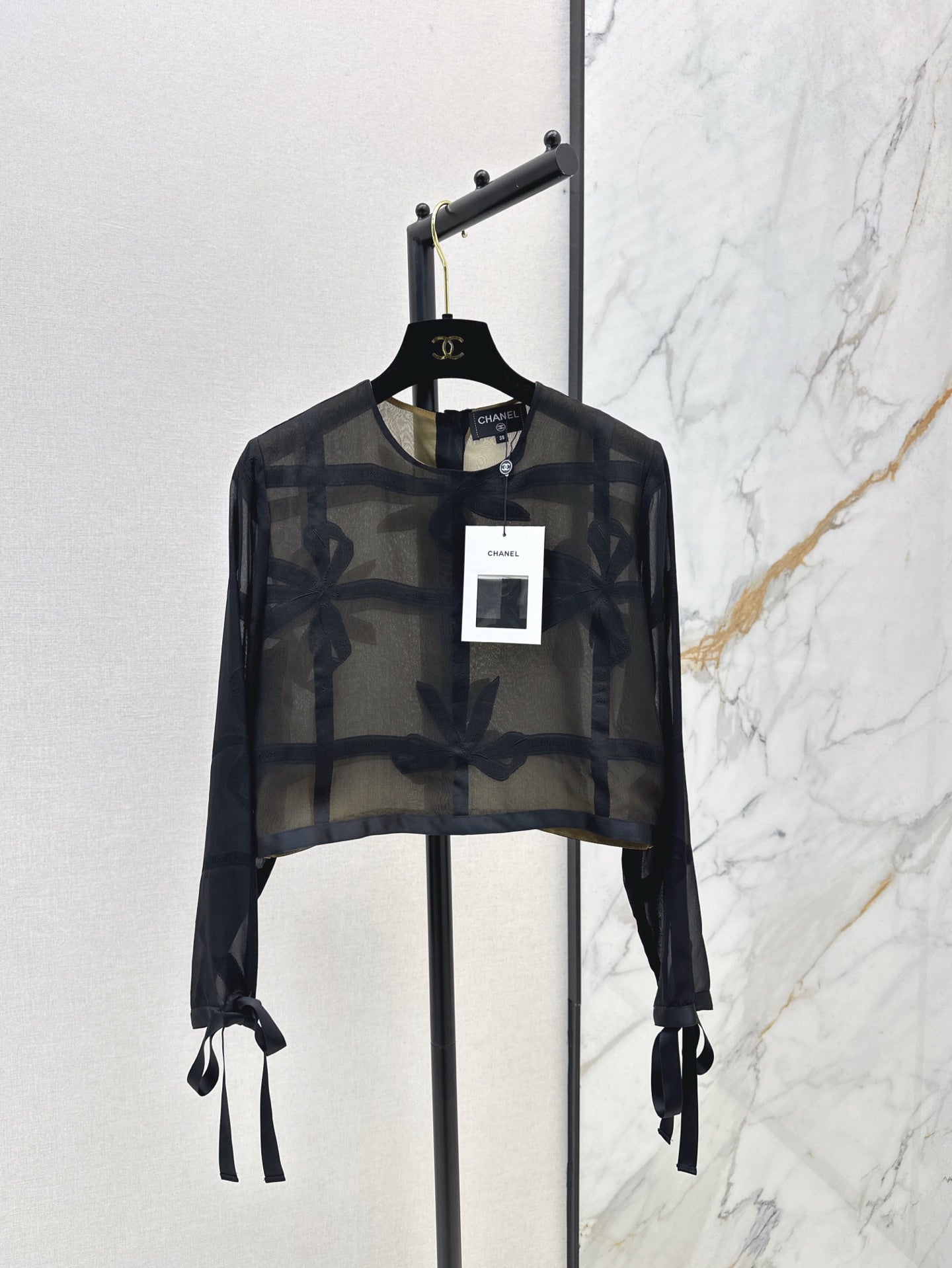 Ch 25ss Silk crop shirt