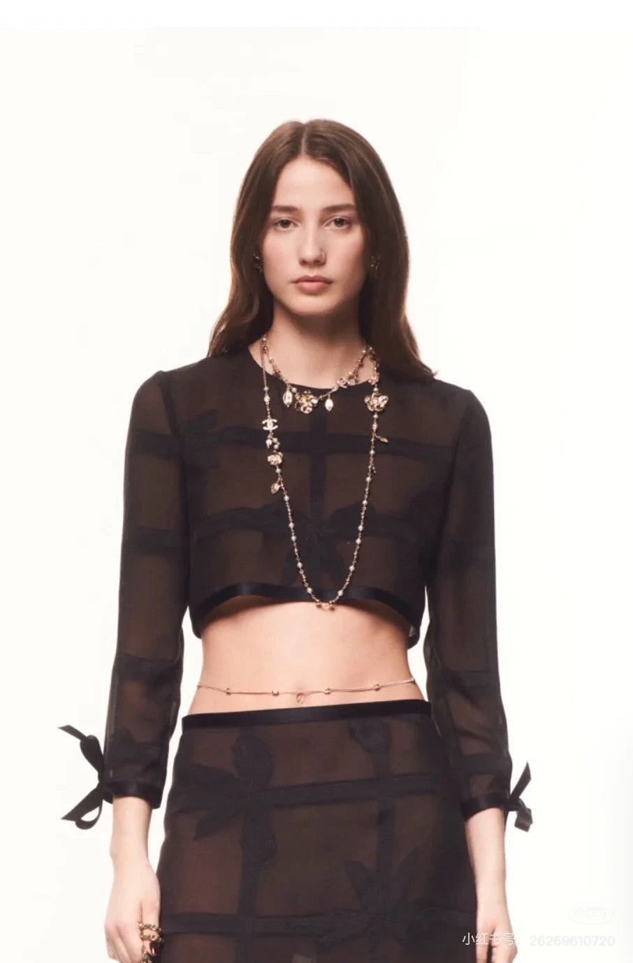 Ch 25ss Silk crop shirt