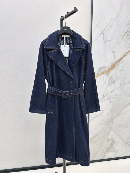 25ss denim trench coat