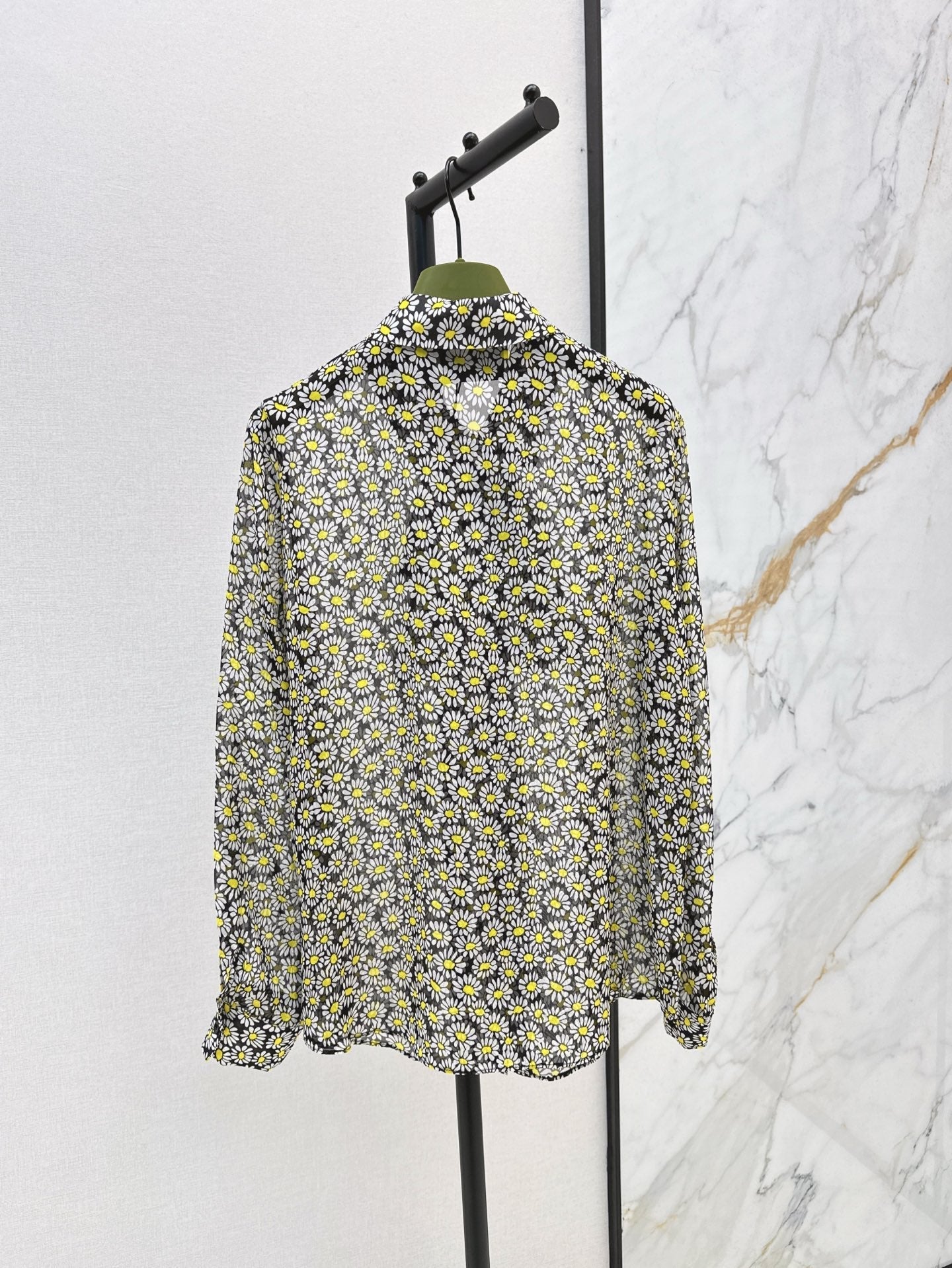 25ss Silk printed shirt
