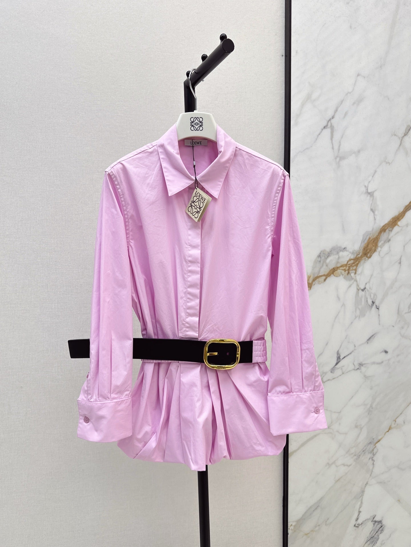 Lo 25ss belt shirt