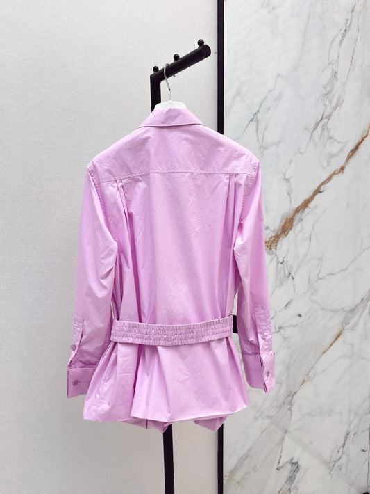 Lo 25ss belt shirt