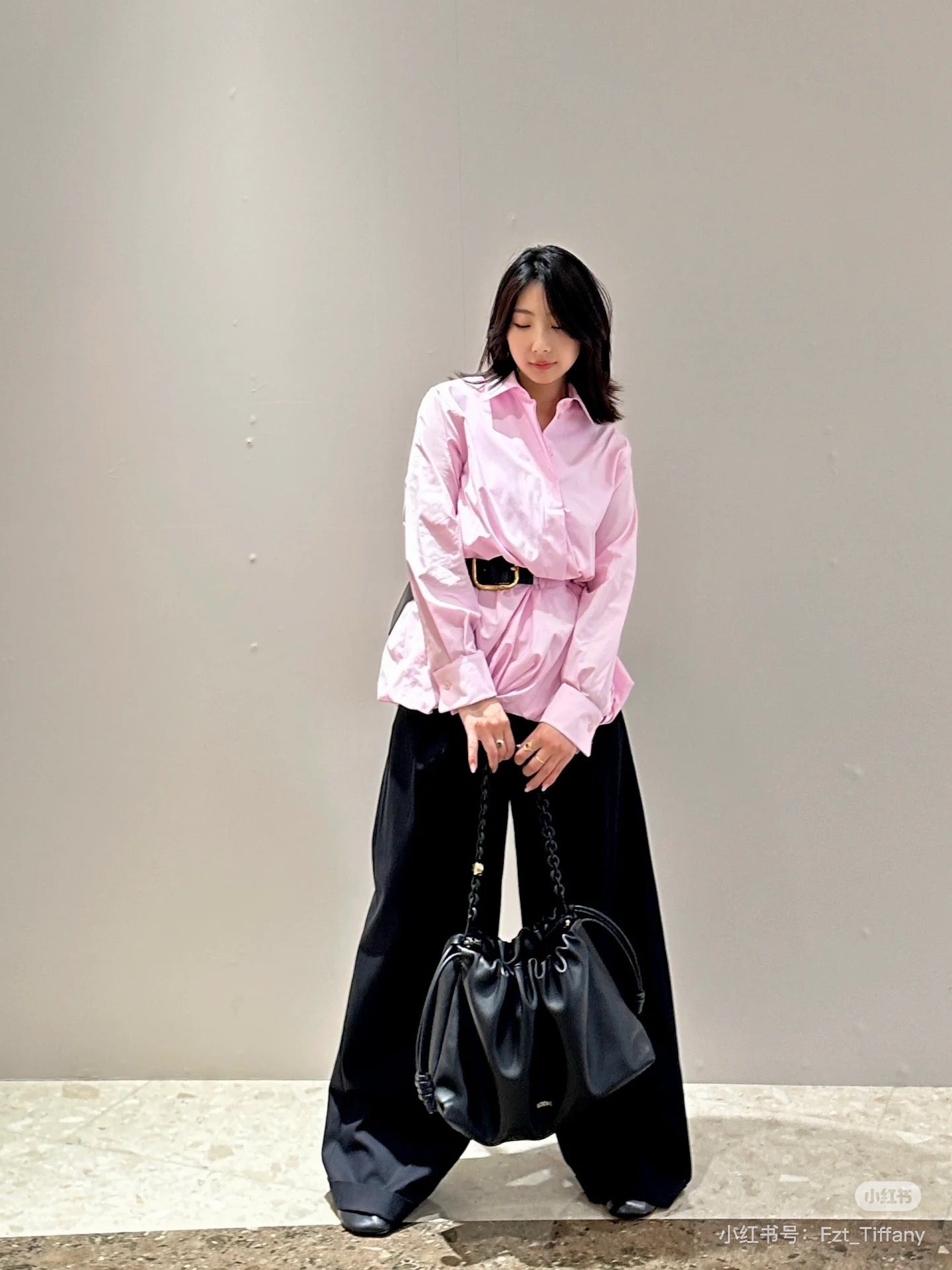 Lo 25ss belt shirt