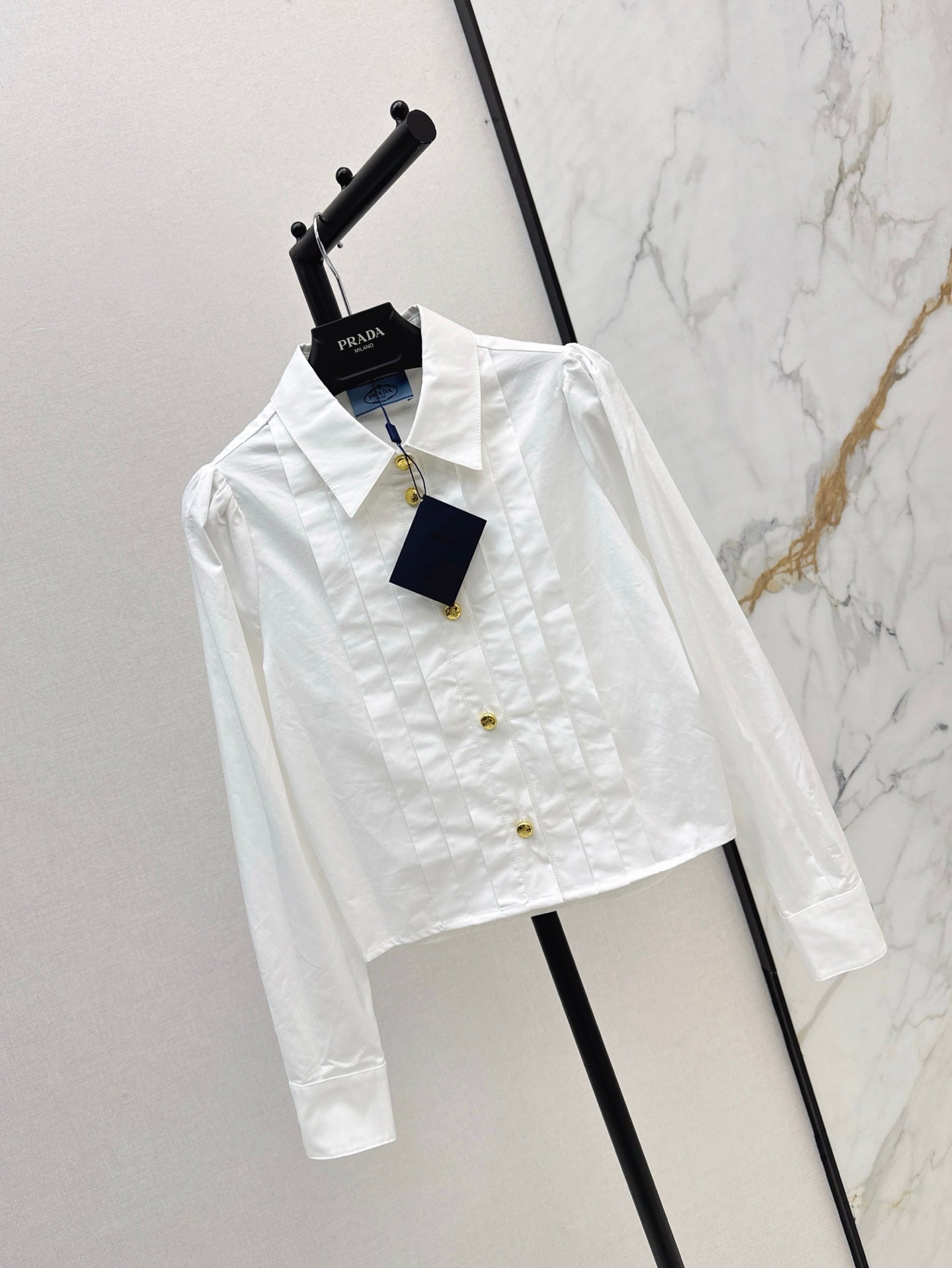 P 25SS Pleated shirt