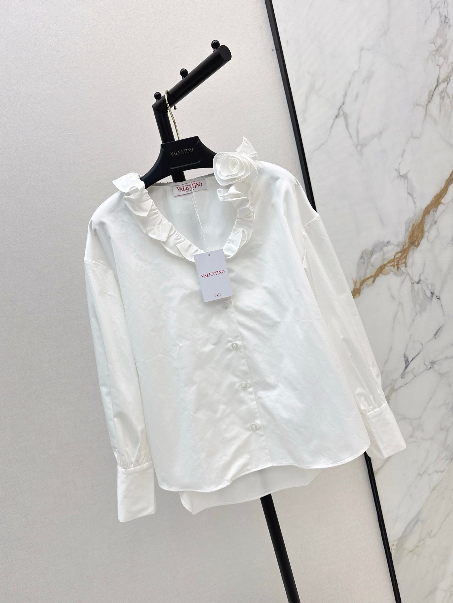 25ss ruffle shirt