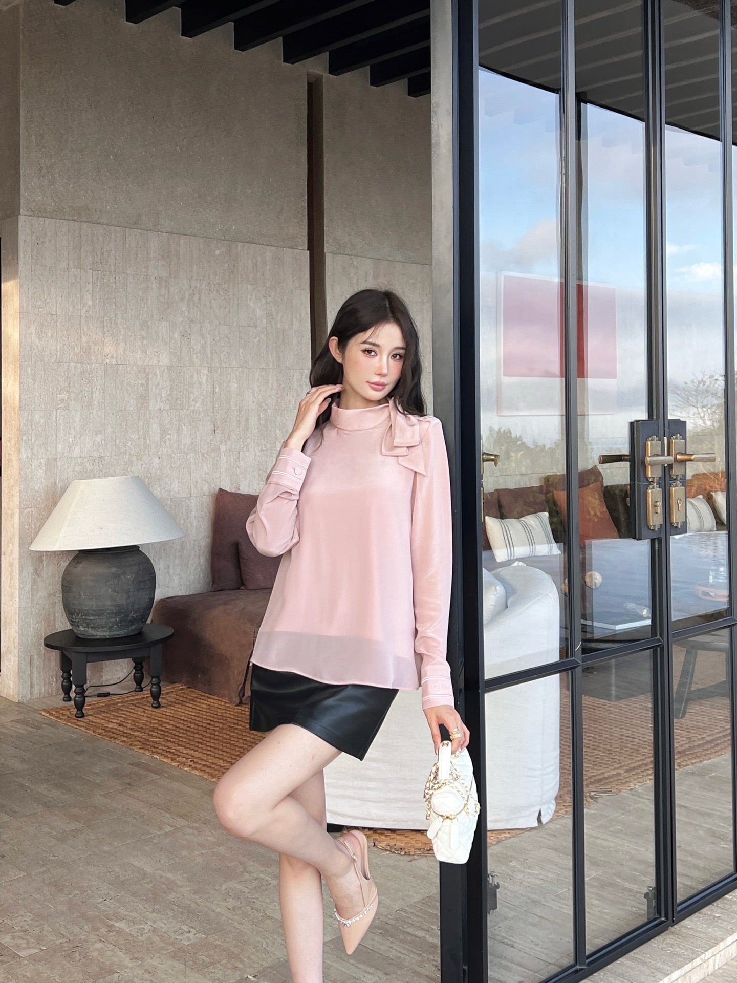 25ss silk shirt
