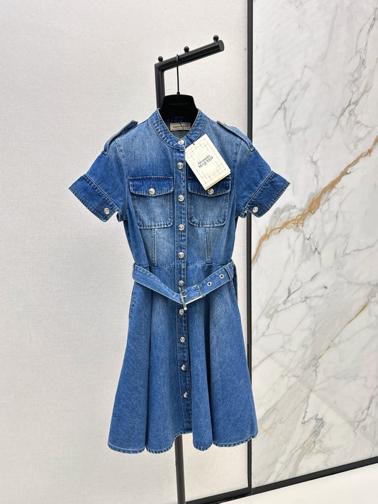 MC 25ss denim shirt dress