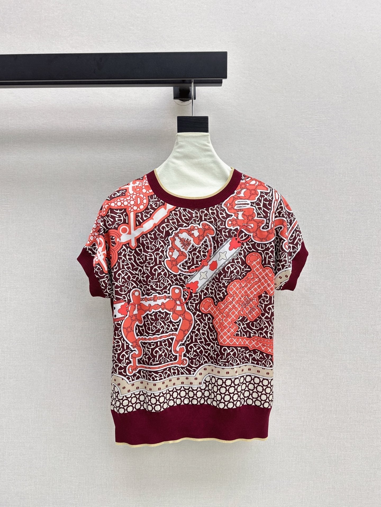 H 25ss knitted t-shirt