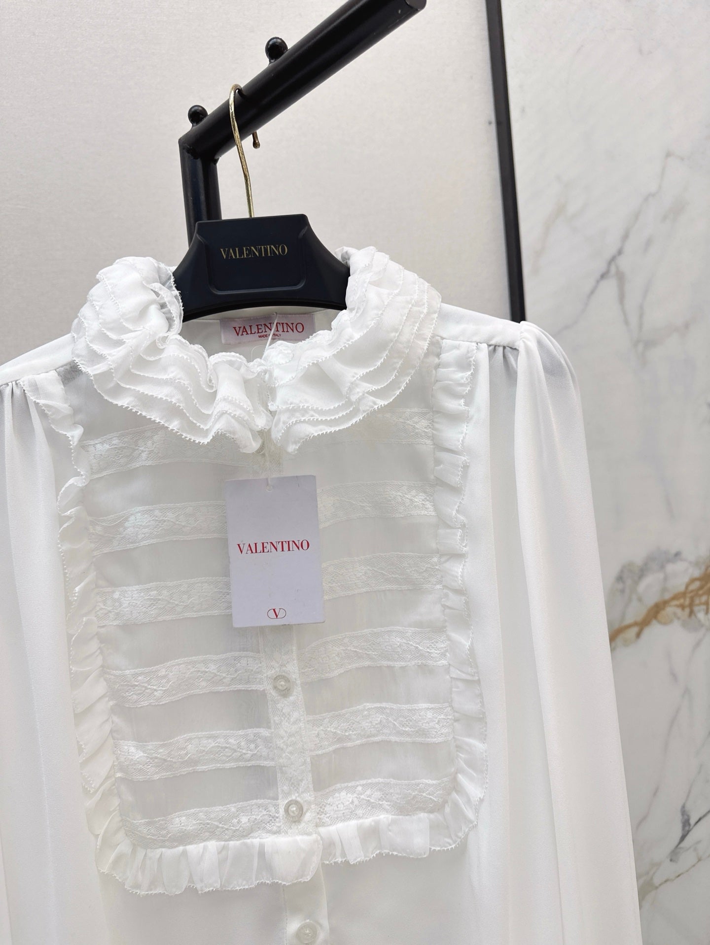 25ss ruffle shirt