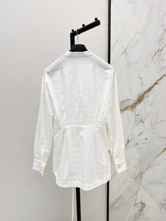 25ss drawstring shirt