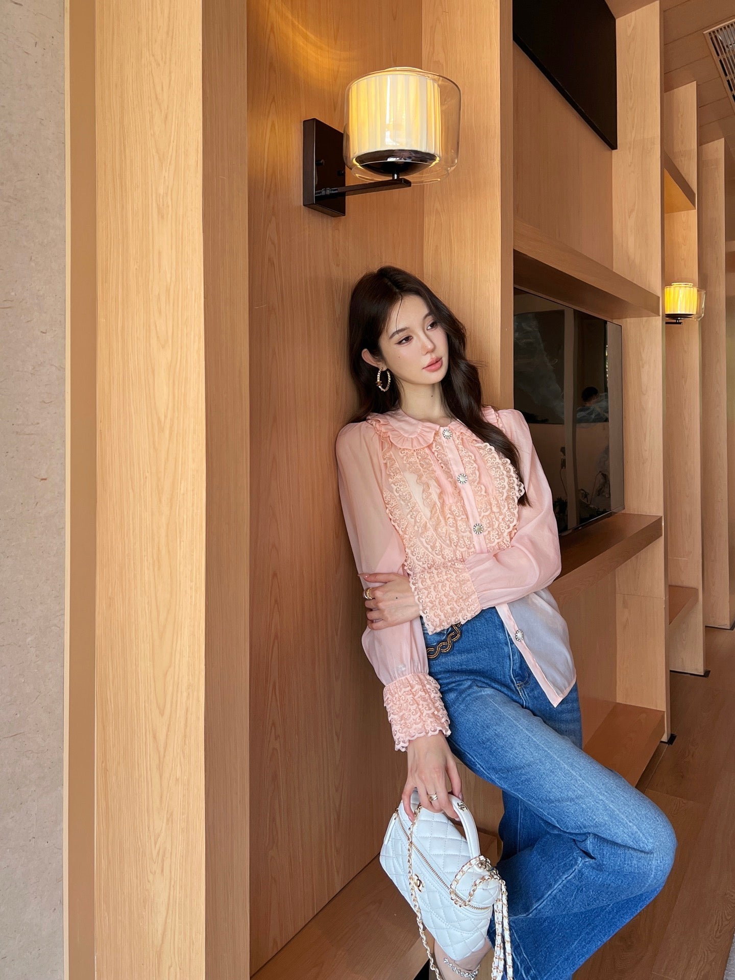 25ss lace shirt