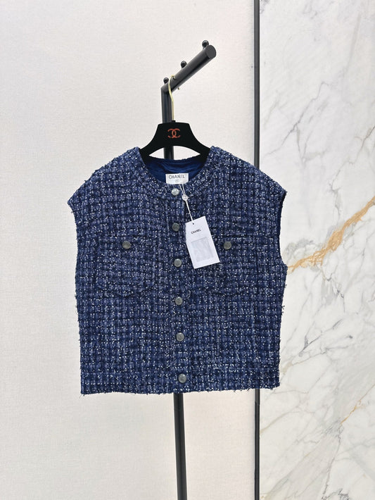 25ss woven vest