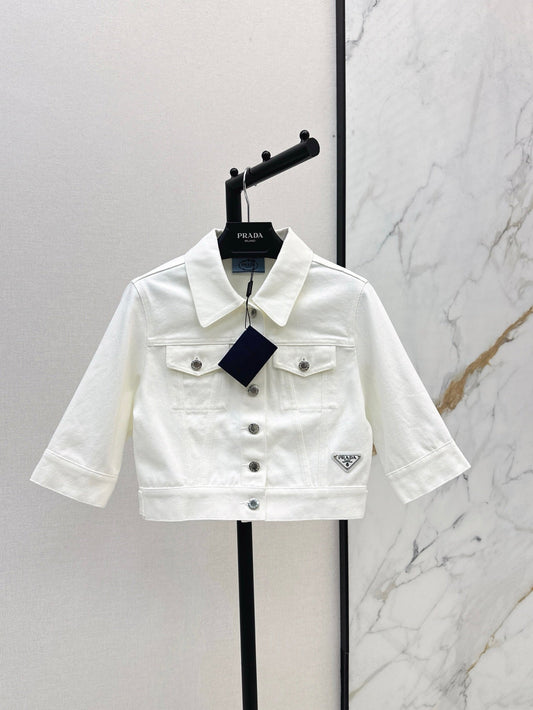 25SS DENIM CROP JACKET