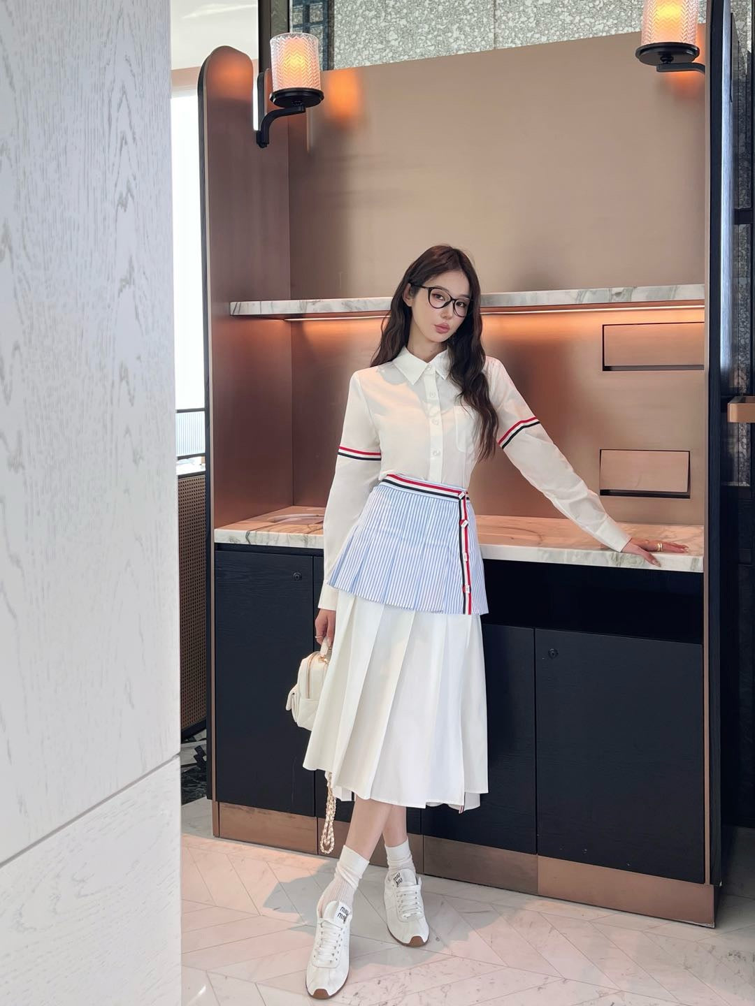 25ss pleated skirt