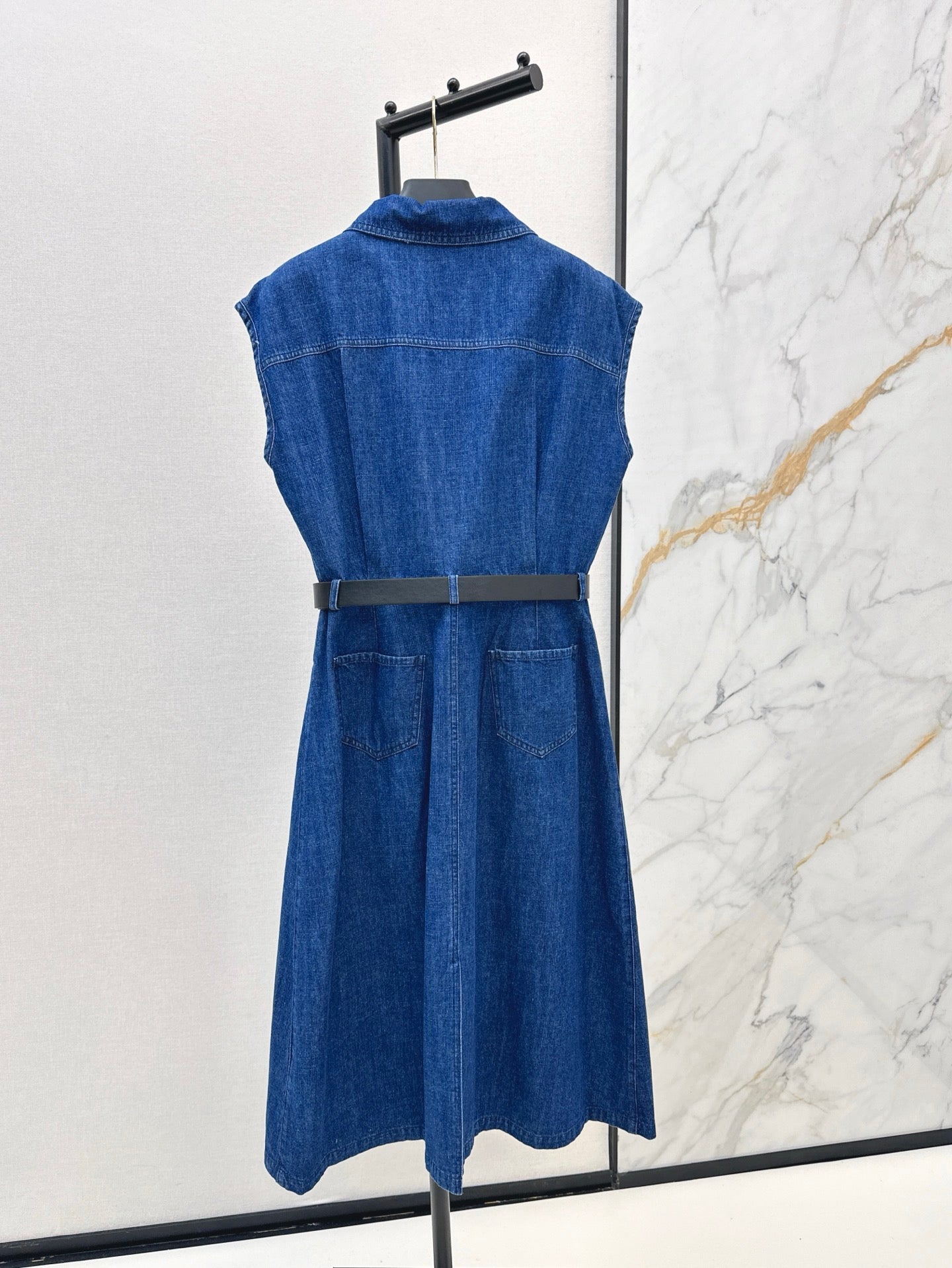 25ss denim shirt dress