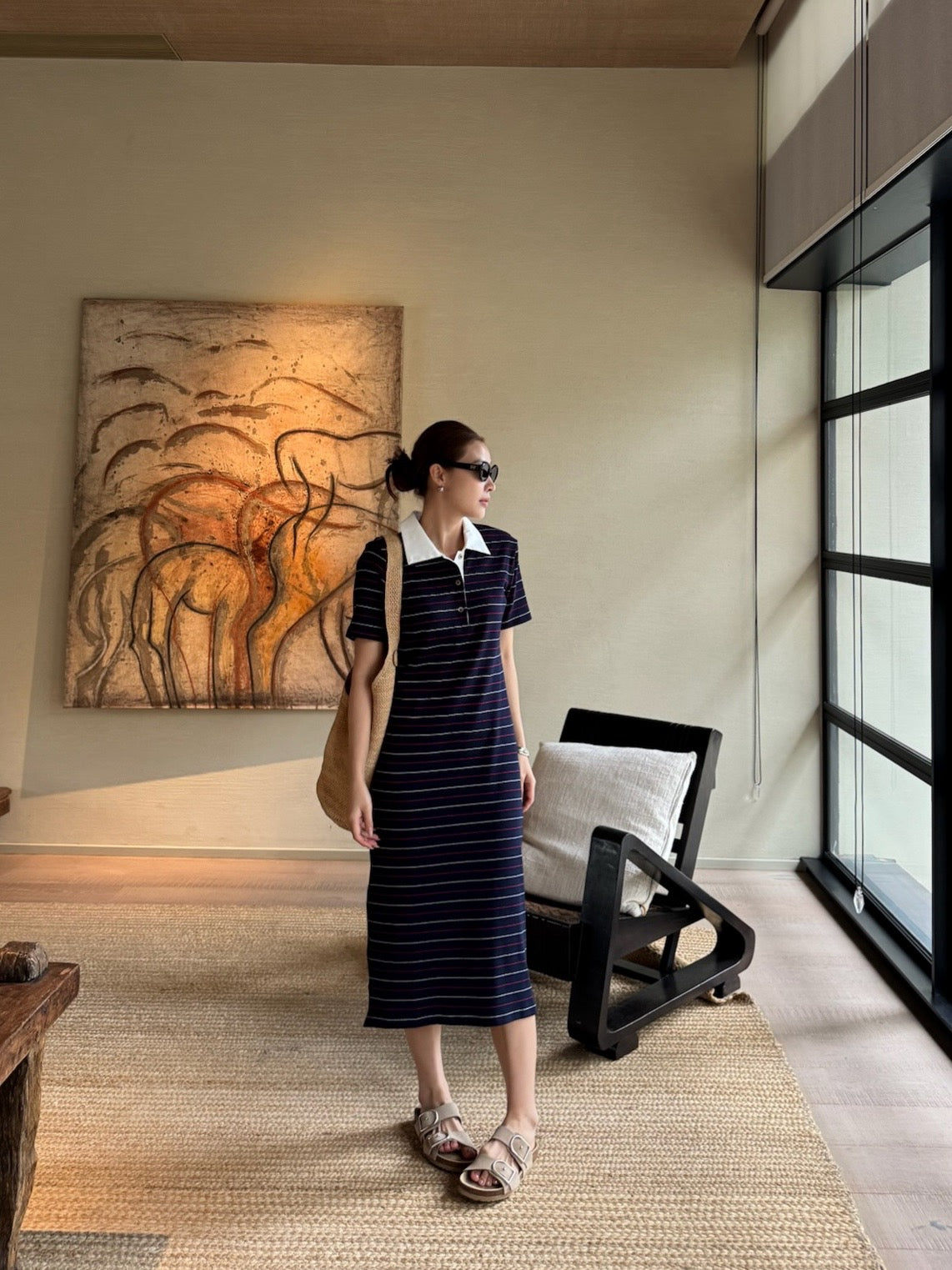 25SS striped dress