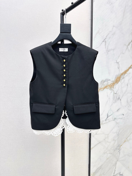 25ss lace vest