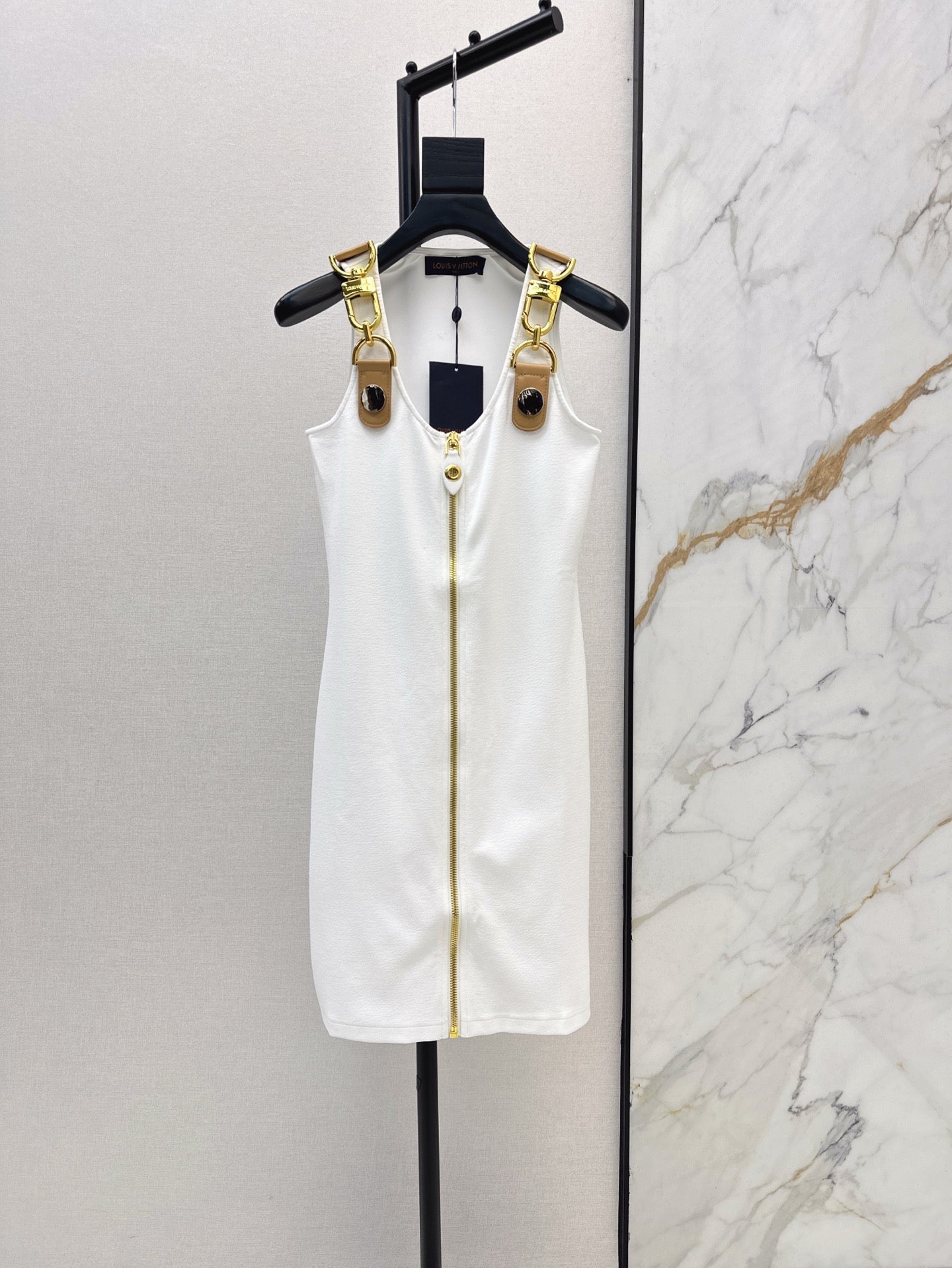 25ss metallic slip dress