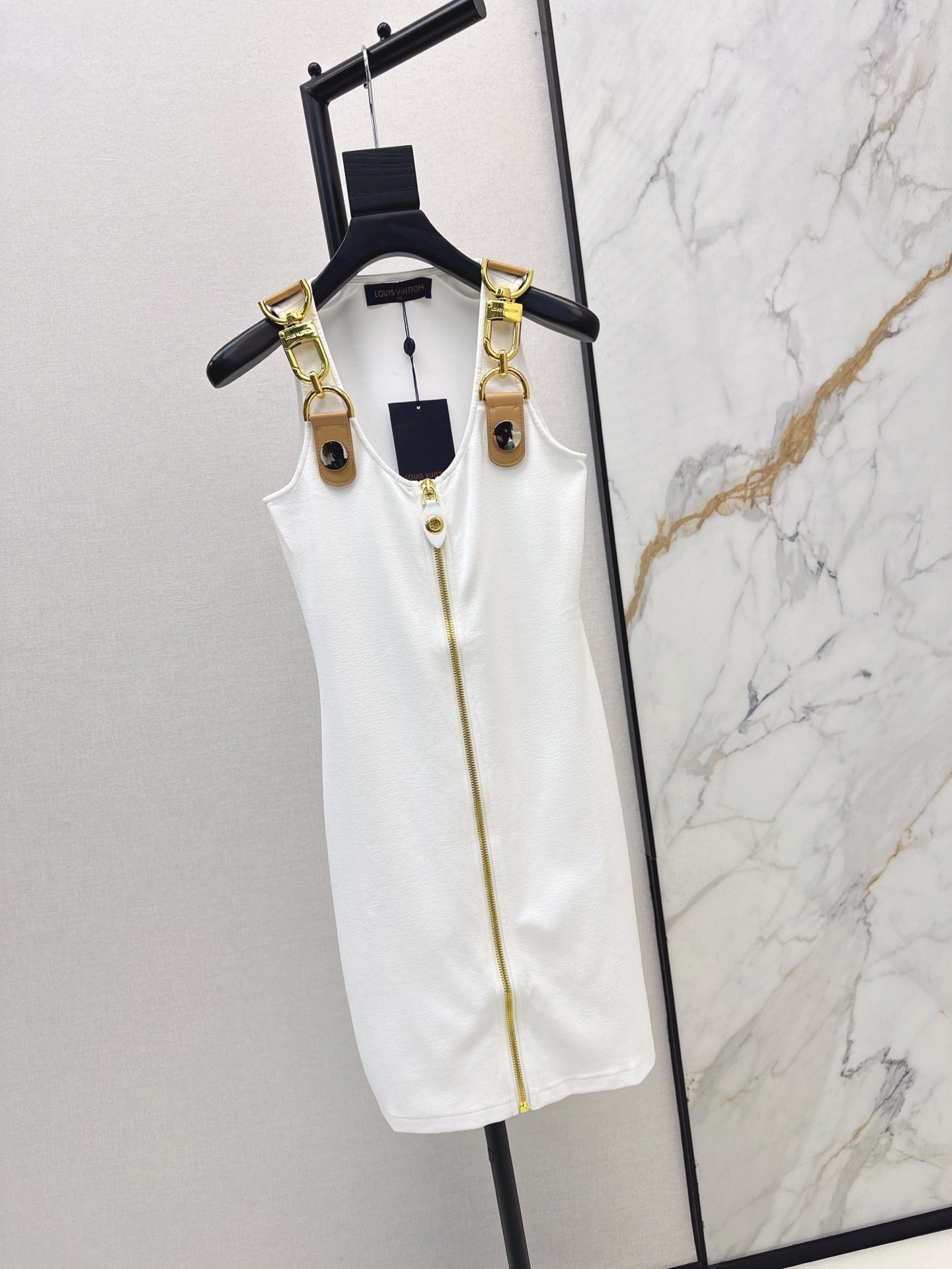 25ss metallic slip dress