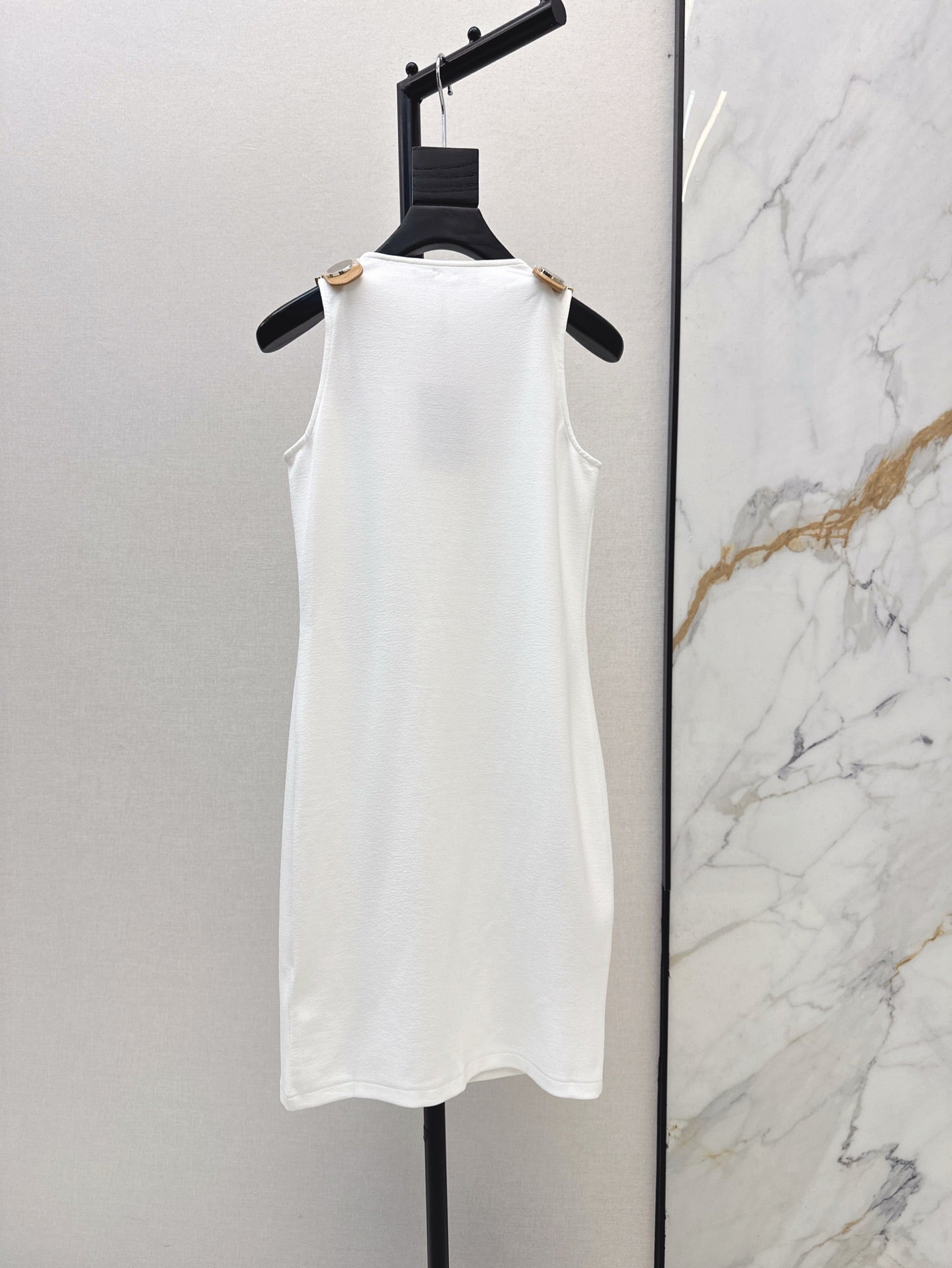 25ss metallic slip dress