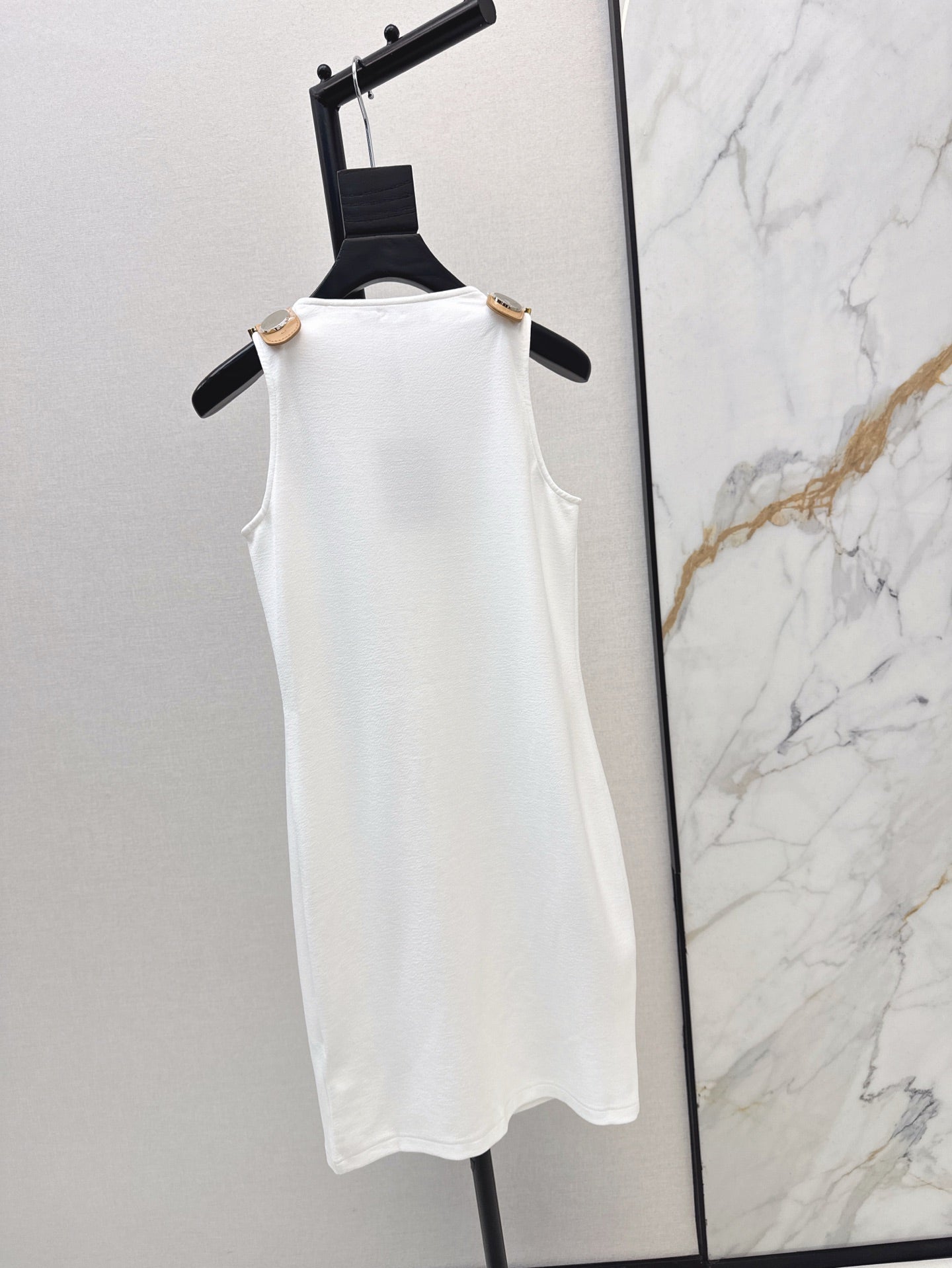 25ss metallic slip dress