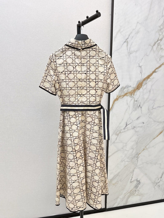 25ss argyle jacquard dress