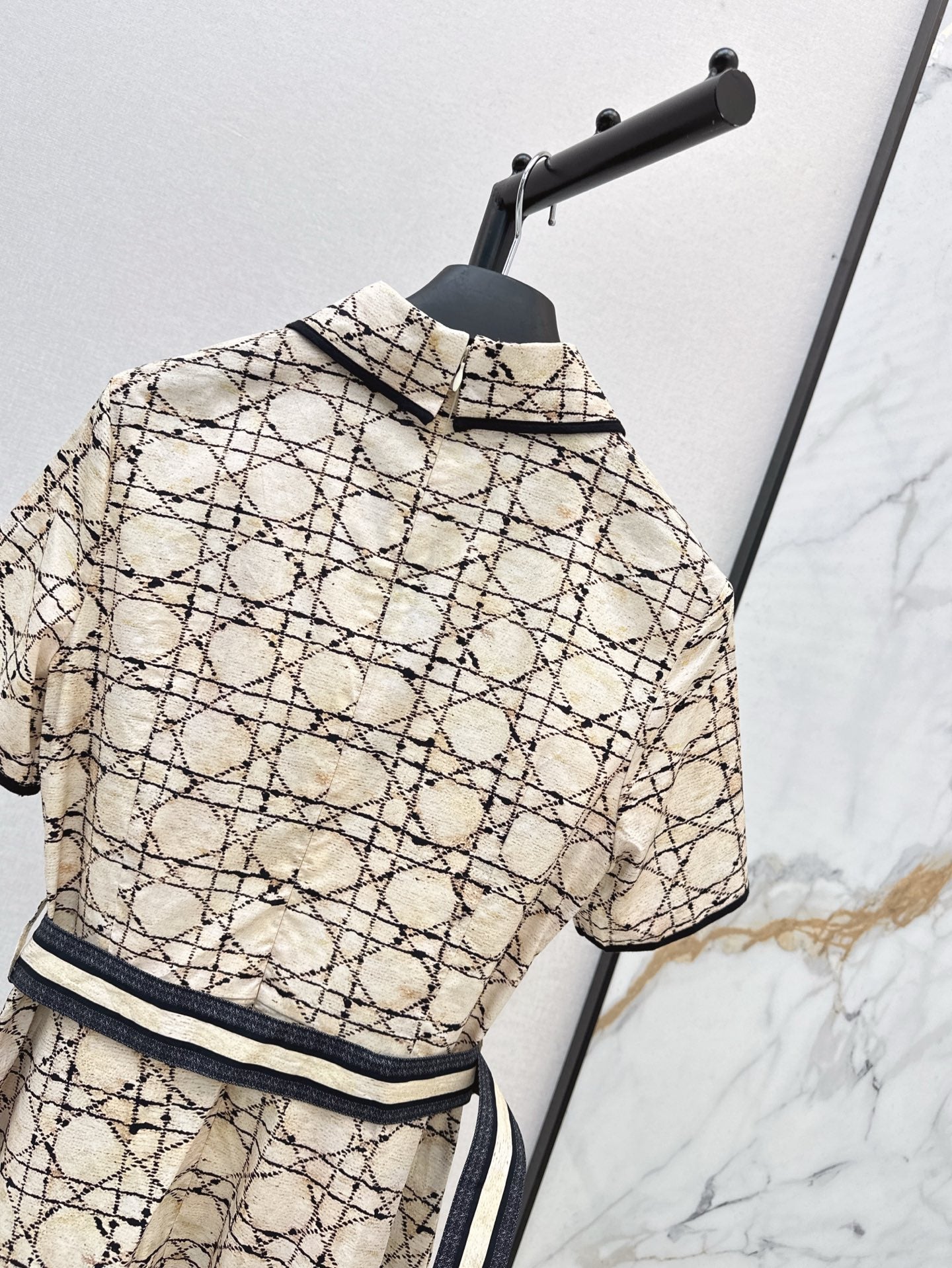25ss argyle jacquard dress