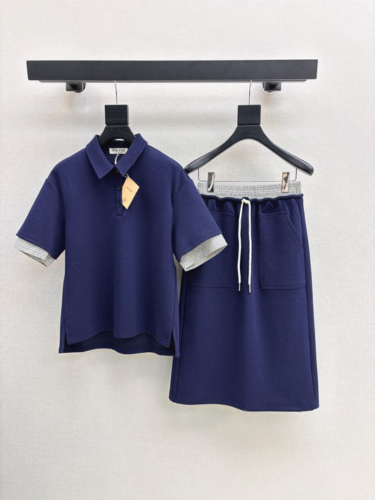 25ss polo skirt set