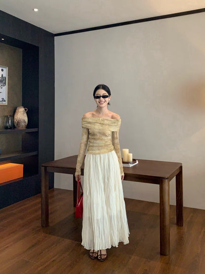 25ss pleated skirt