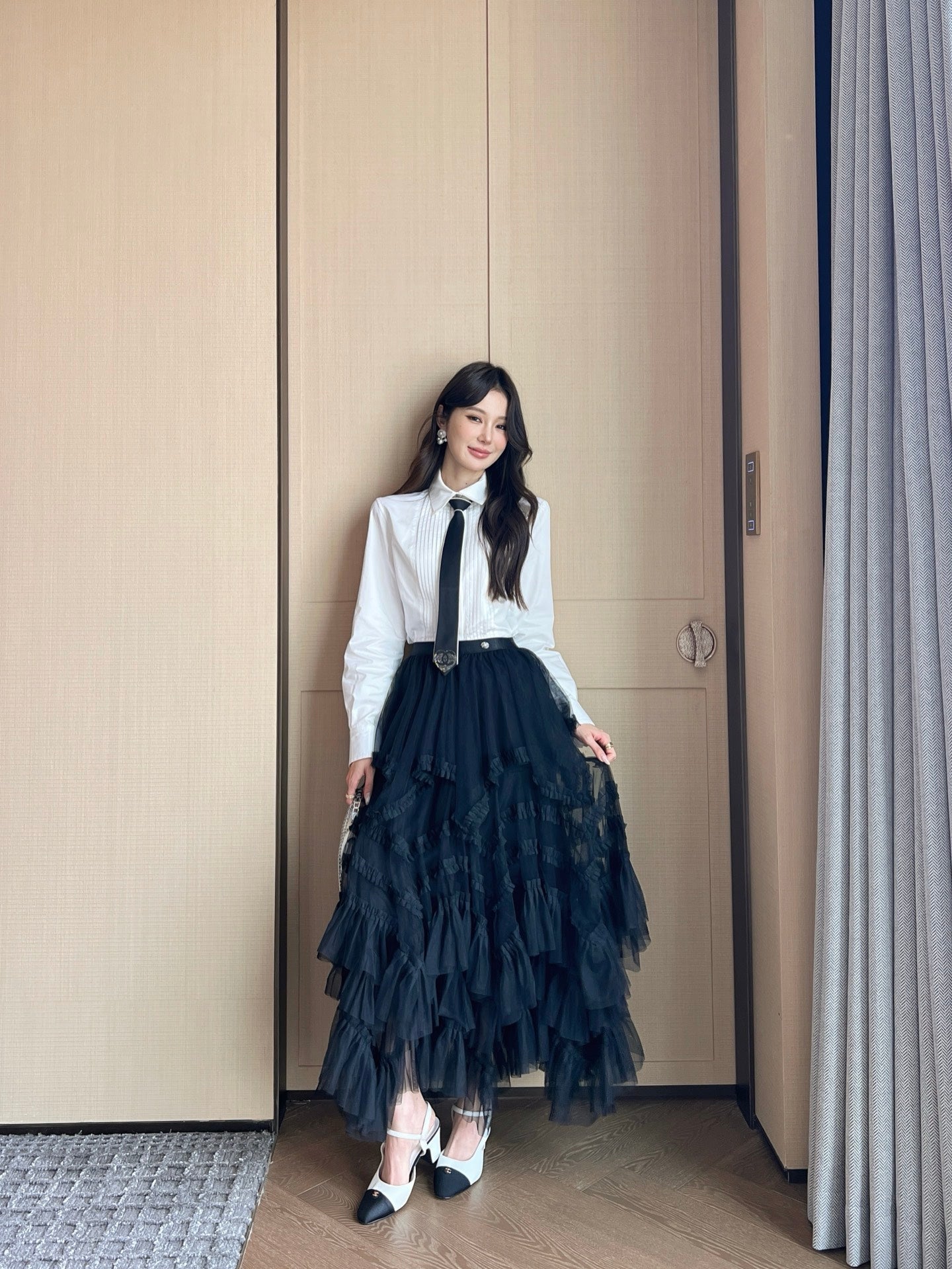 25ss ruffle skirt