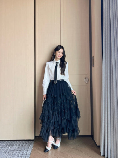 25ss ruffle skirt