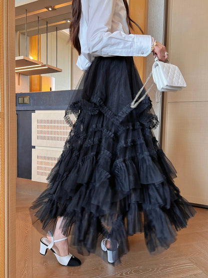 25ss ruffle skirt
