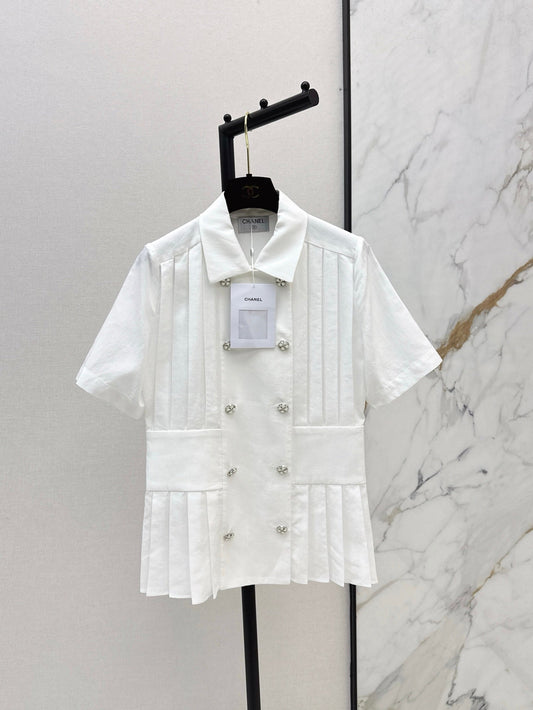 25ss pleated shirt