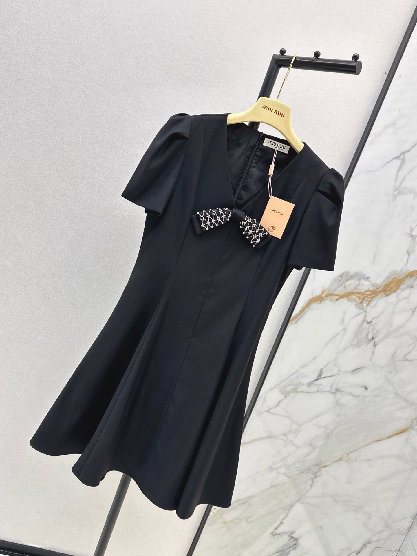 25ss rhinestone dress