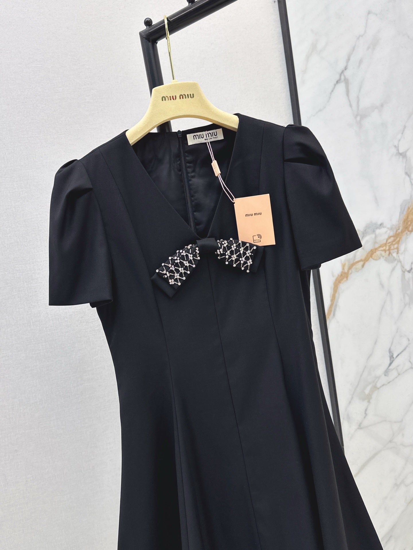 25ss rhinestone dress