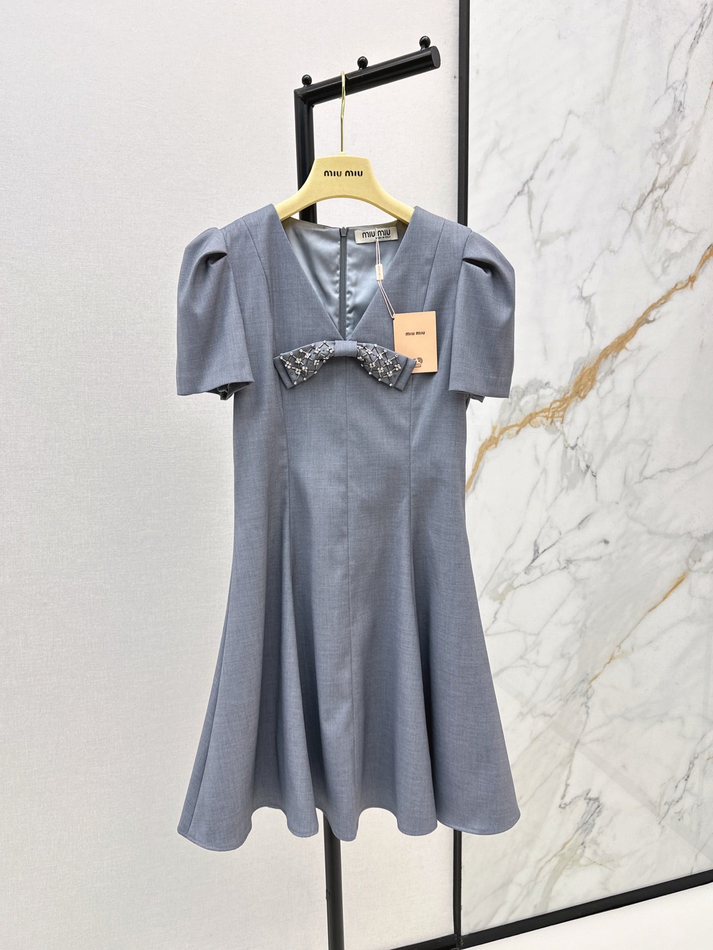 25ss rhinestone dress