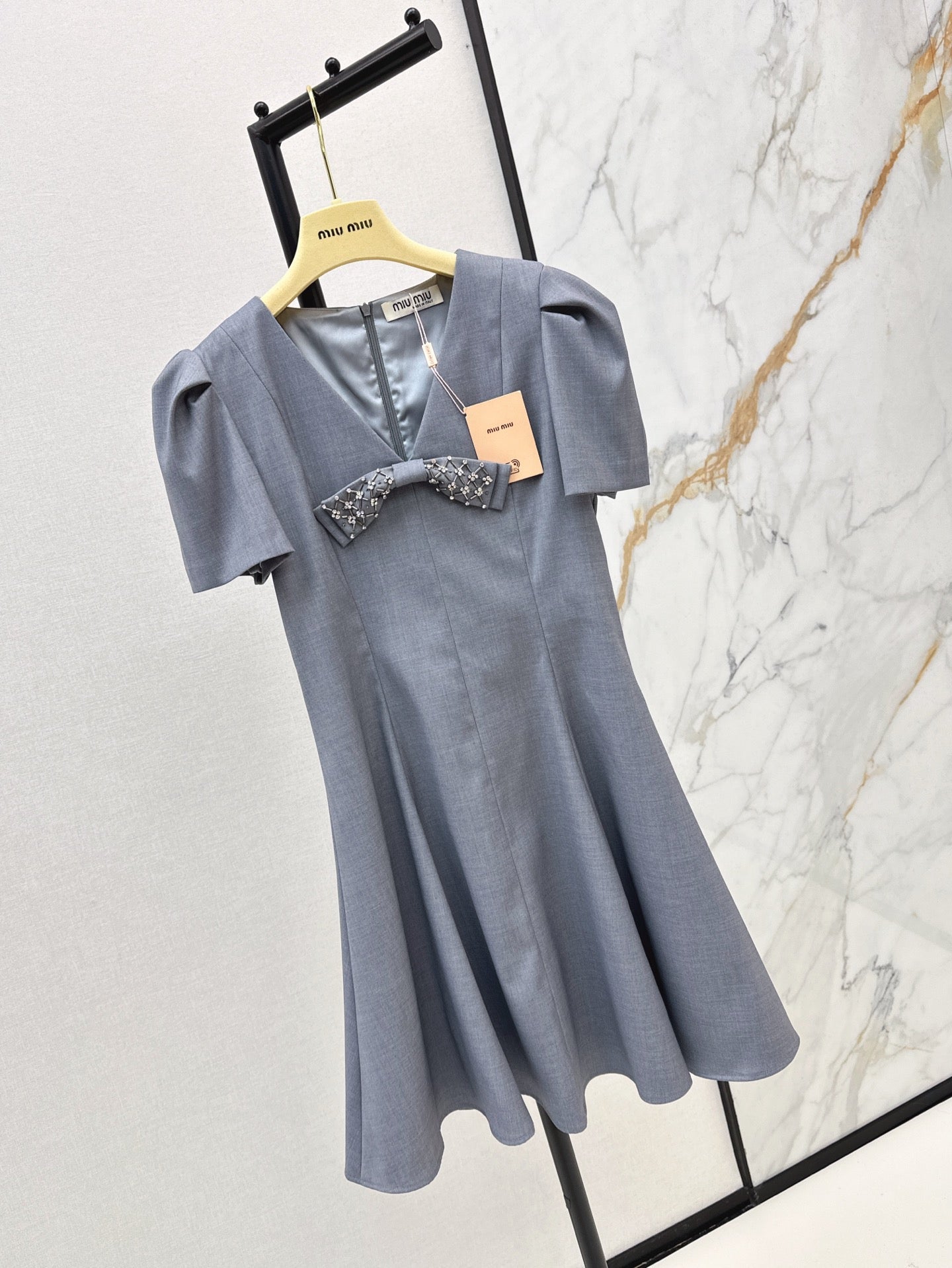 25ss rhinestone dress