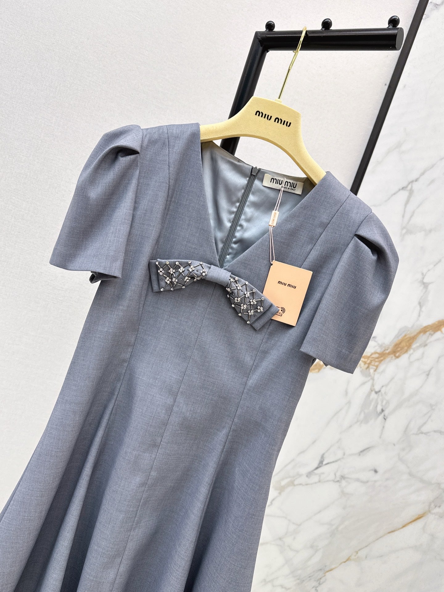 25ss rhinestone dress
