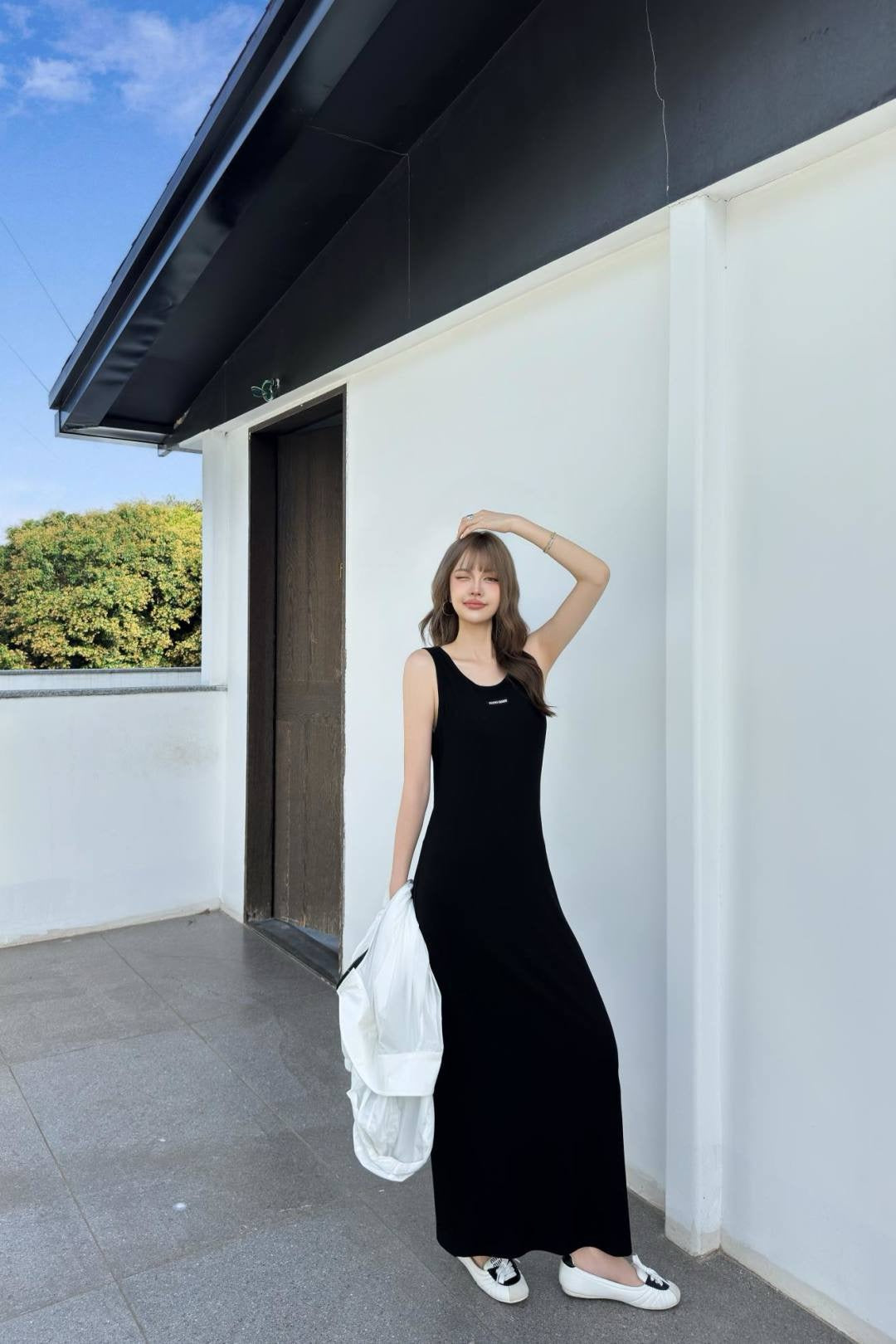 25ss embroidered dress