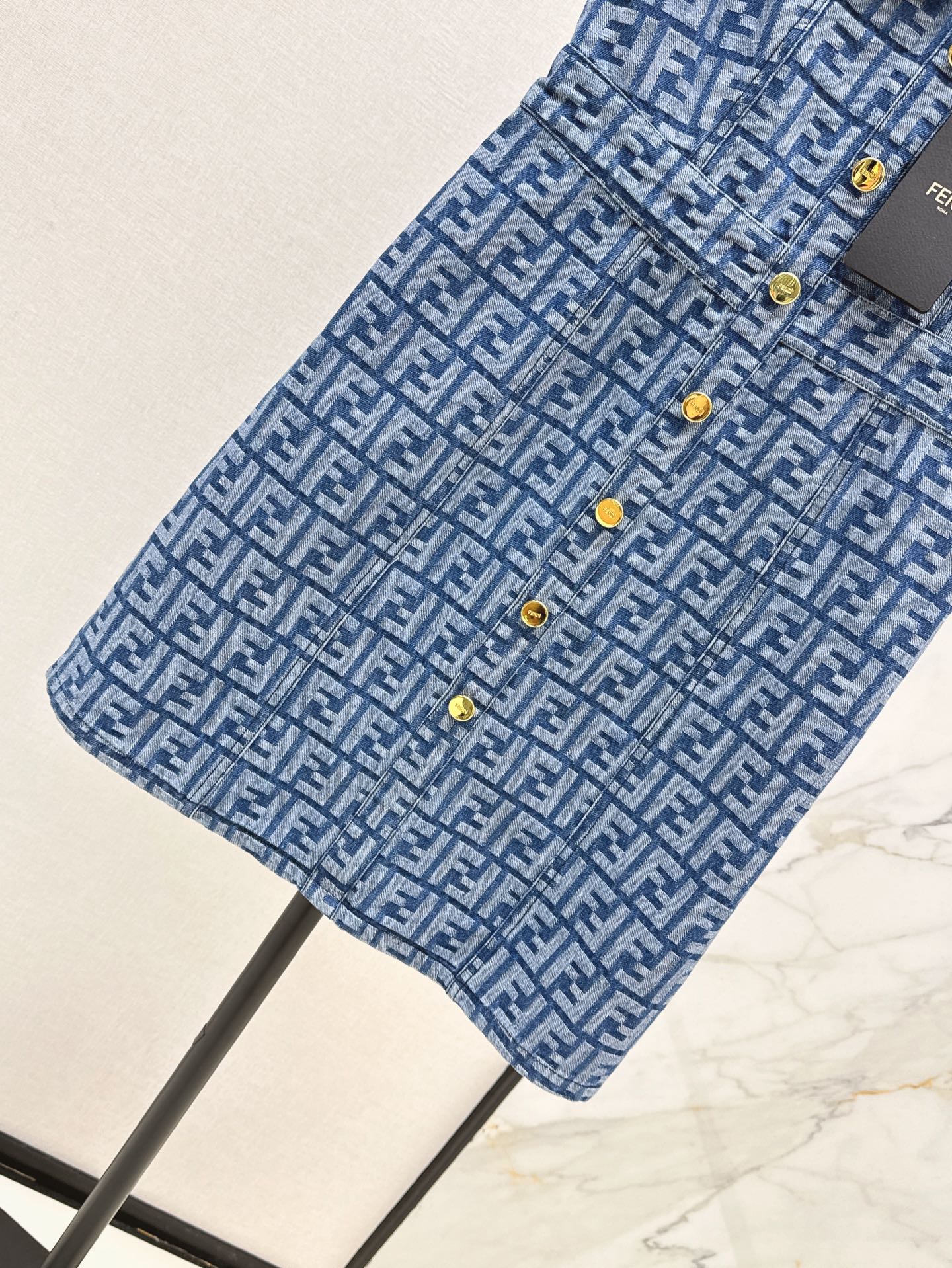 25ss sleeveless denim dress
