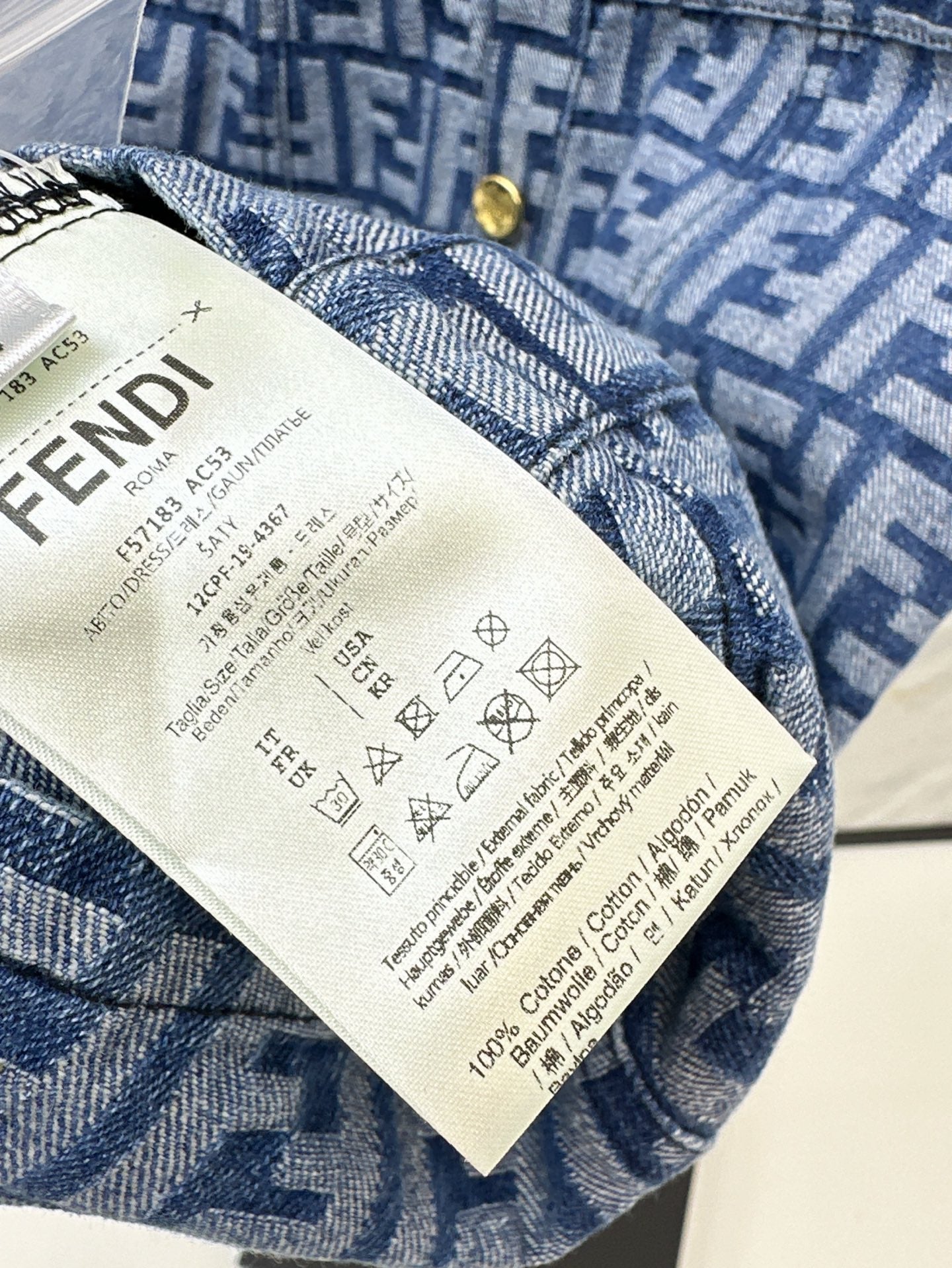 25ss sleeveless denim dress