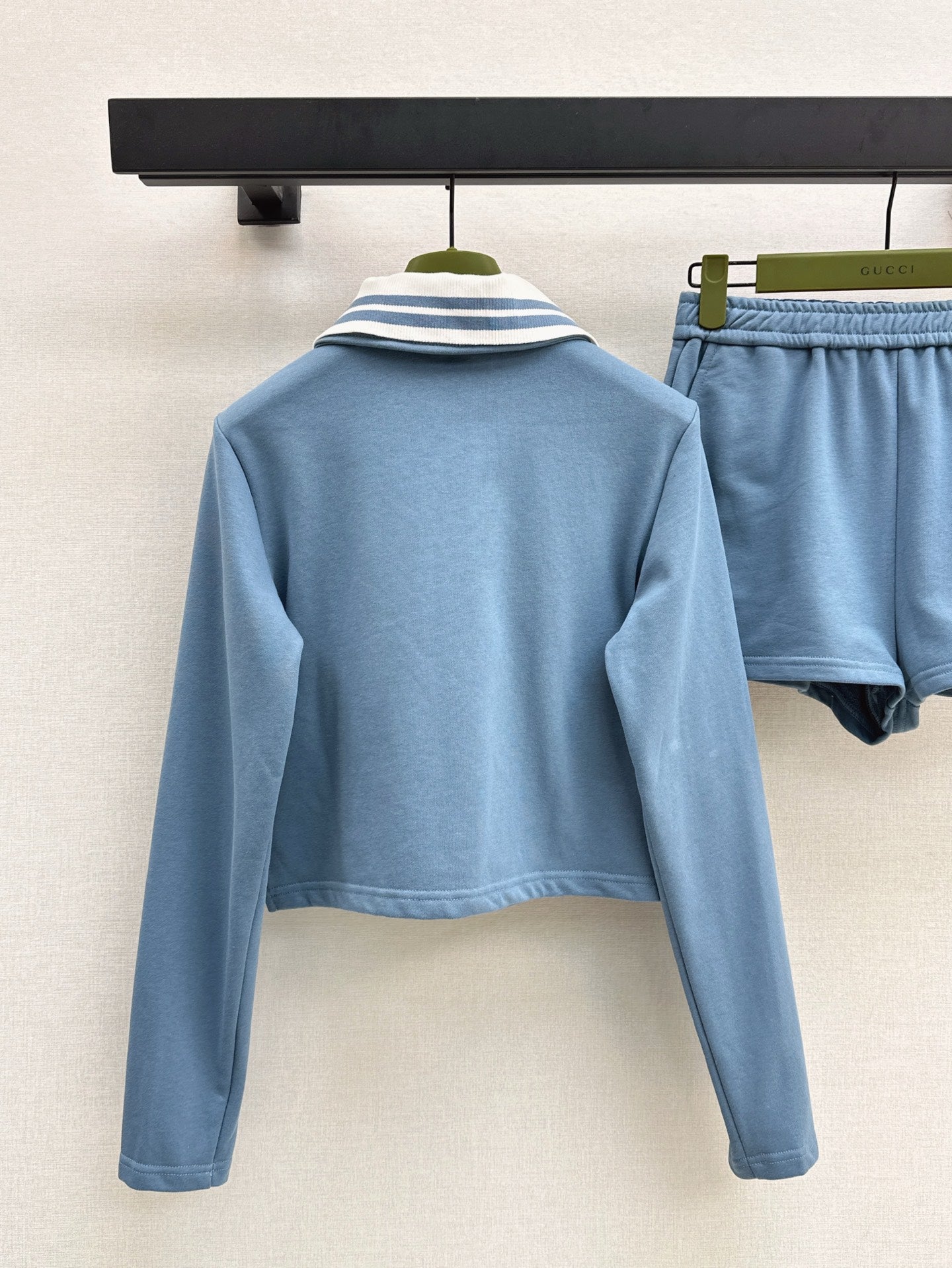 25ss crop polo short set