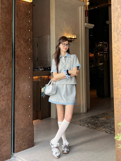 25ss polo skirt set