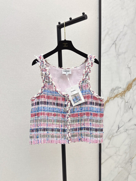 Chan 25ss woven vest